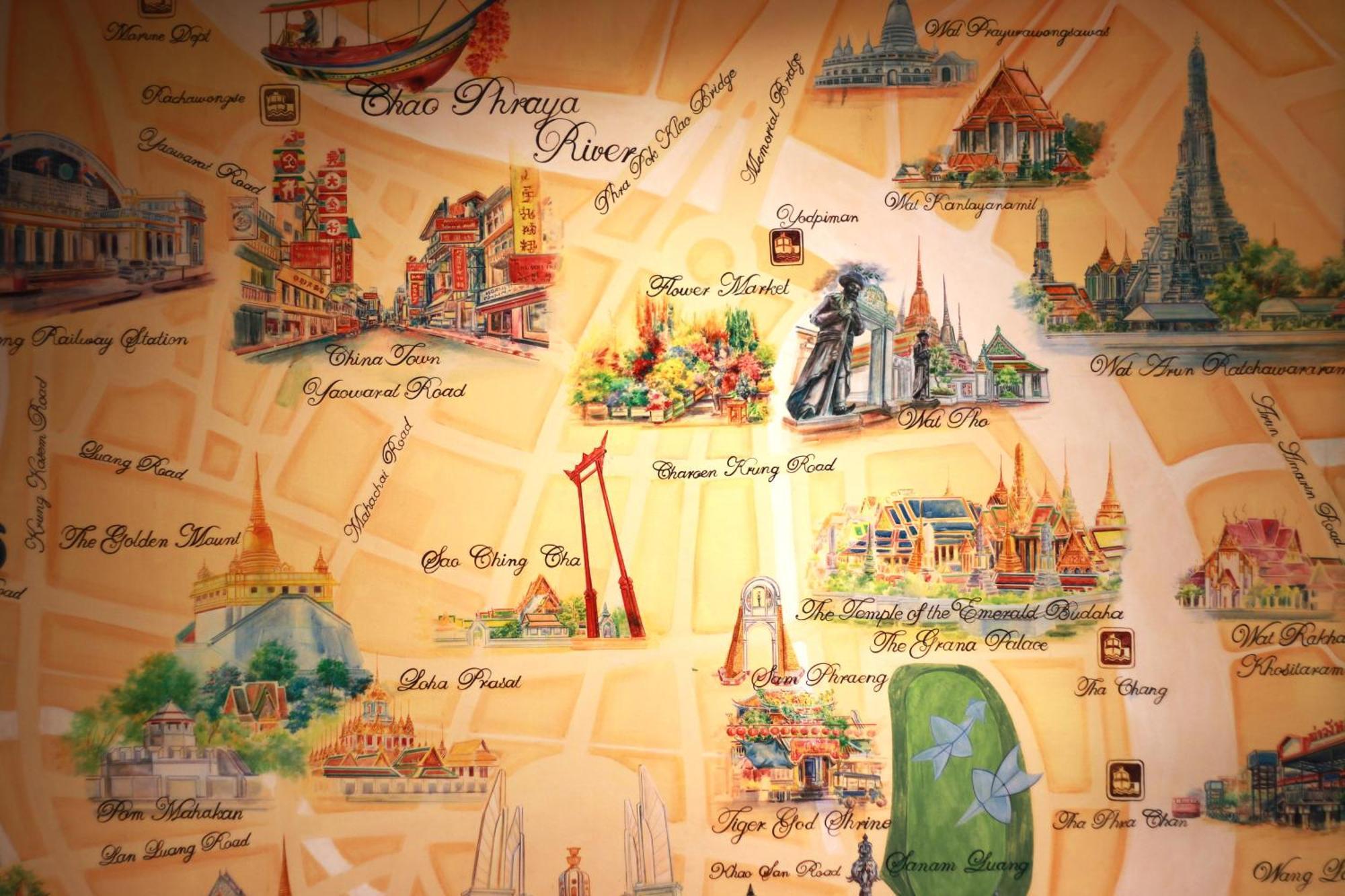 Siri Ratchadamnoen Bangkok Hotel Luaran gambar